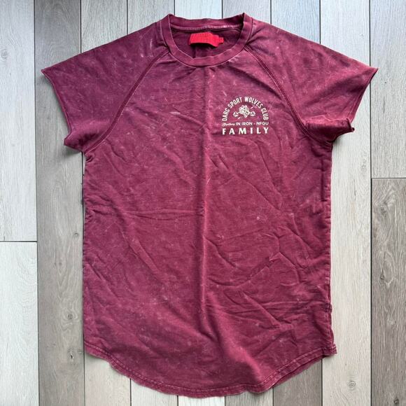 Burgundy dare sport club cotton - Picture 1 of 4